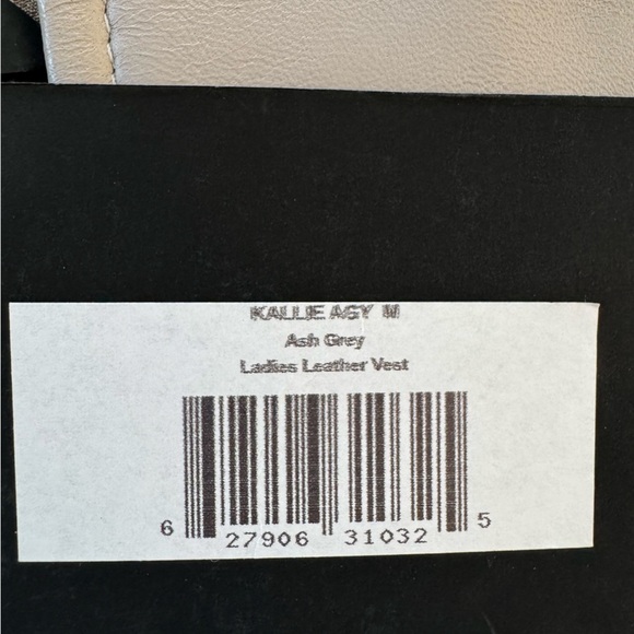 NWT Lamarque Kallie Cropped Vest XS Color Ash Grey - Picture 11 of 12